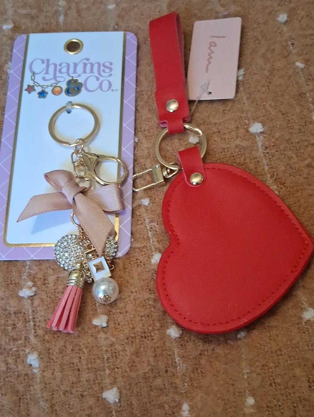 Charms & Co. & I AM keychains